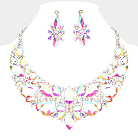 Multi Stone Evening Necklace