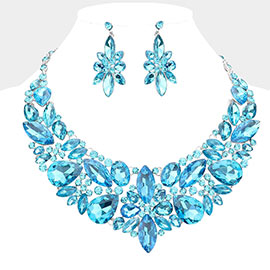 Multi Stone Evening Necklace