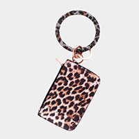 Faux Leather Mini Pouch Bag / Keychain / Bracelet