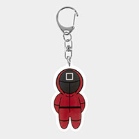 Squid Game Square Keychain