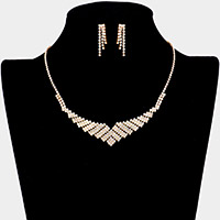 Rhinestone Pave Necklace 