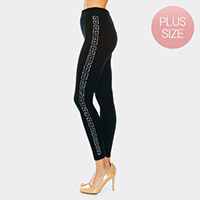 Bling Greek Patterned Leggings