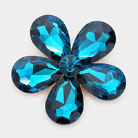 Crystal Rhinestone Flower Brooch