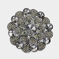 Bubble Stone Pin Brooch