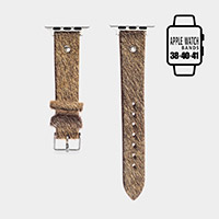 Deer Patterned Apple Watch Band