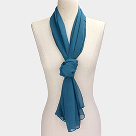 Light Weight Chiffon Oblong Scarf