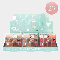 27PCS - 16 Colors Shadow Palettes