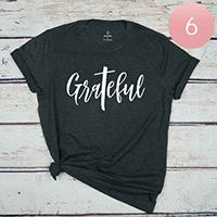 6PCS - Assorted Size Grateful Graphic T-shirts