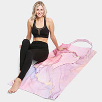 Abstract Print Beach Towel and Tote Bag