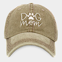 DOG mom Vintage Baseball Cap