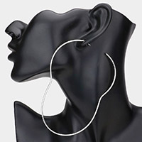 Oversized Abstract Open Metal Earrings