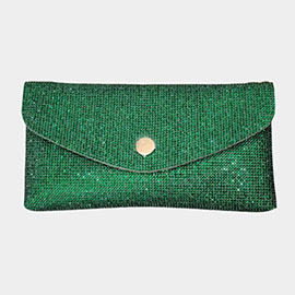 Rhinestone Pave Wallet on Chain Clutch / Fanny Pack / Belt / Crossbody Bag