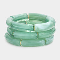 3PCS - Resin Stretch Bracelets
