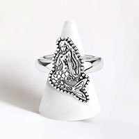 Antique Metal Mermaid Stretch Ring