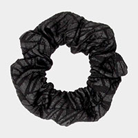 Abstract Textured Scrunchie Hair Band