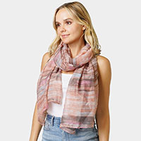 Abstract Printed Oblong Scarf