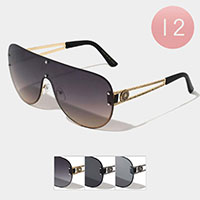 12PCS - Visor Style Sunglasses