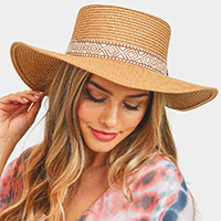 Tribal Band Panama Sun Hat