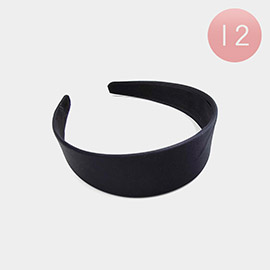 12PCS - Solid Headbands