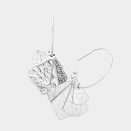 Geometric Metal Dangle Earrings