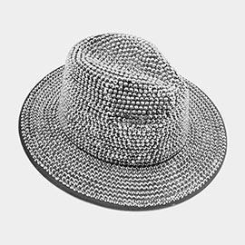 Bling Studded Panama Hat