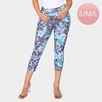 Blossoming Garden Skinny Capri Jeggings