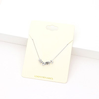 mama Message Pendant Necklace