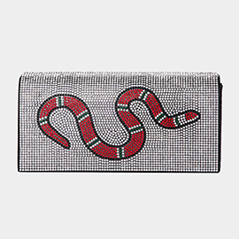 Bling Snake Evening Clutch / Crossbody Bag