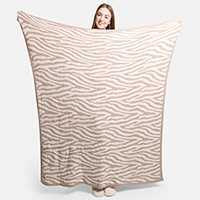 Zebra Patterned Blanket