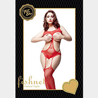 Cut Out Sexy Mesh Bodystocking