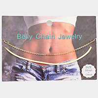 Double Layered Metal Chain Belly Chain Jewelry