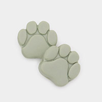 Paw Polymer Clay Stud Earrings
