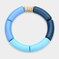 Metal Ring Pointed Resin Stretch Bracelet