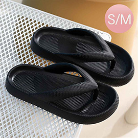 Solid Soft Sole Flip Flop Slippers