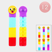 12PCS - Smile Squidopop It Sucker Fidget Kids Toys