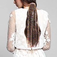 Rhinestone Fringe Barrette