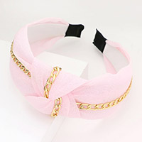 Chain Trim Knot Headband