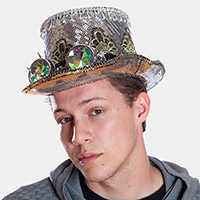 Burning Man Hat Top Sequin Hat