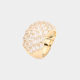 CZ Stone Pave Ring