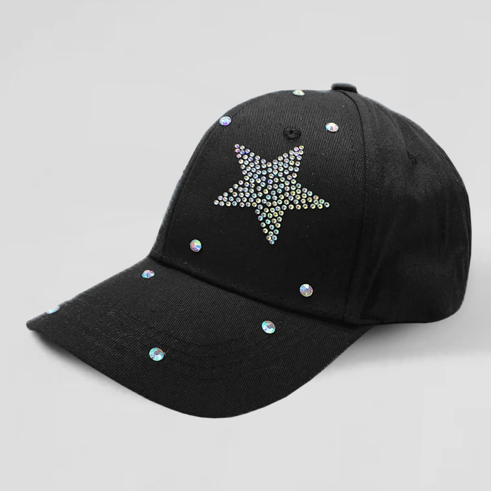 Bling Star Patterned Baseball Cap