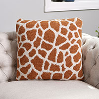 Giraffe Patterned Cushion Cover