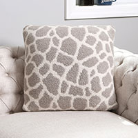 Giraffe Patterned Cushion Cover