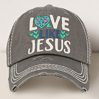 LOVE LIKE JESUS Vintage Baseball Cap