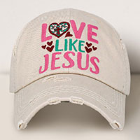 LOVE LIKE JESUS Vintage Baseball Cap