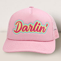 DARLIN Message Mesh Back Baseball Cap