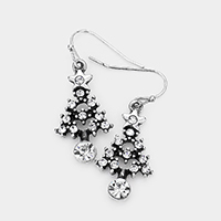 Christmas Tree Dangle Earrings