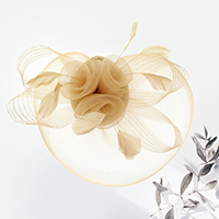 Embellished Floral Mesh Fascinator