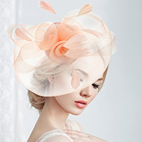 Embellished Floral Mesh Fascinator