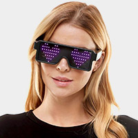 Neon Light Up Square Party Glasses