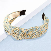 Boho Raffia Knot Headband